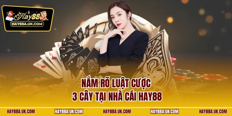 Nắm rõ luật cược 3 cây tại nhà cái Hay88